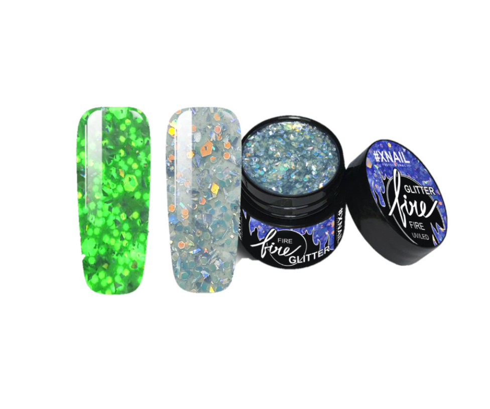 

Гель-лак Xnail Professional Fire Glitter №03