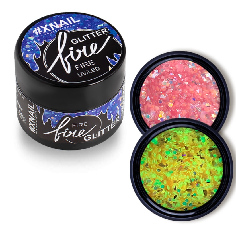 

Гель-лак Xnail Professional Fire Glitter №11