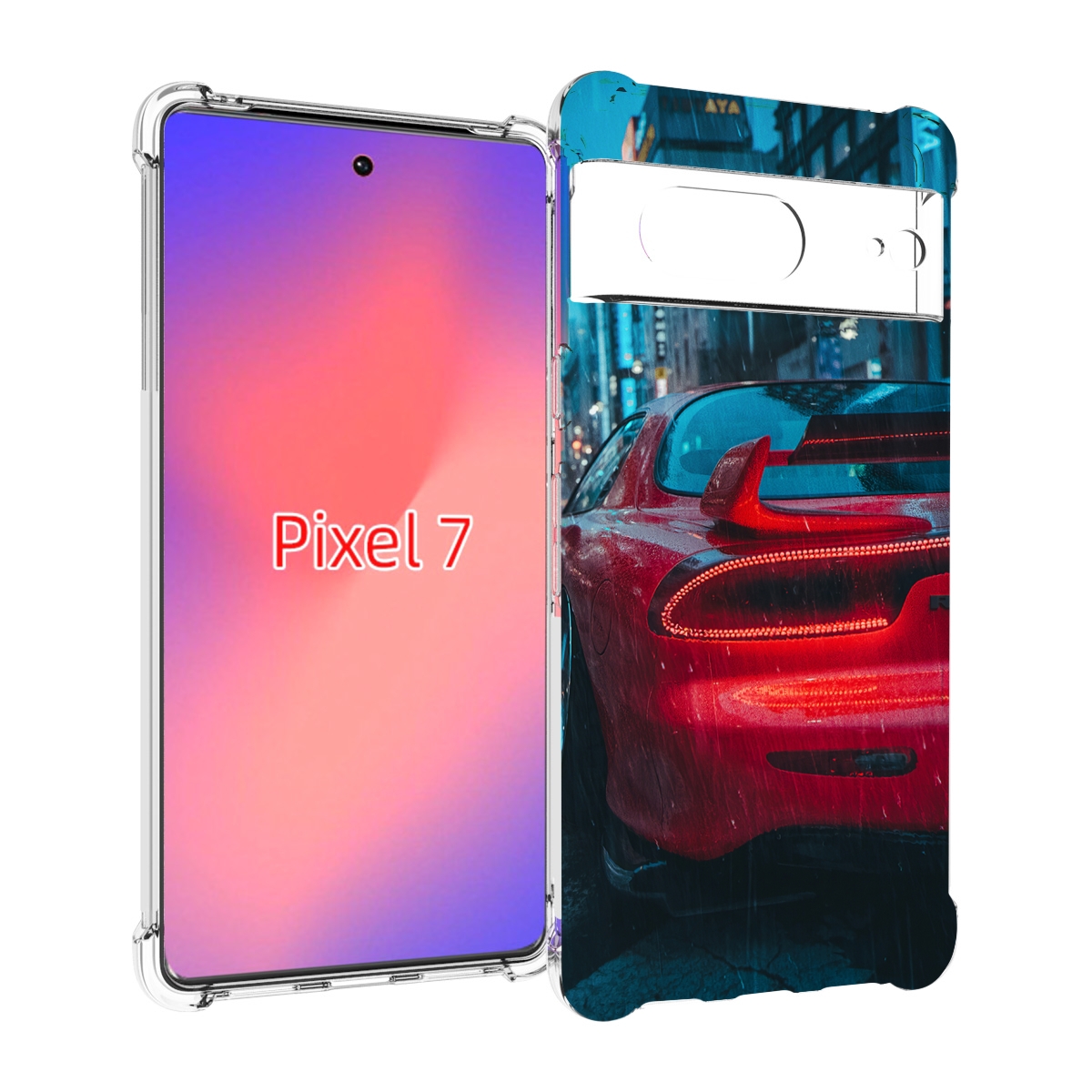 

Чехол Mypads Мазда-Рх7 Для Google Pixel 7, Прозрачный, Tocco
