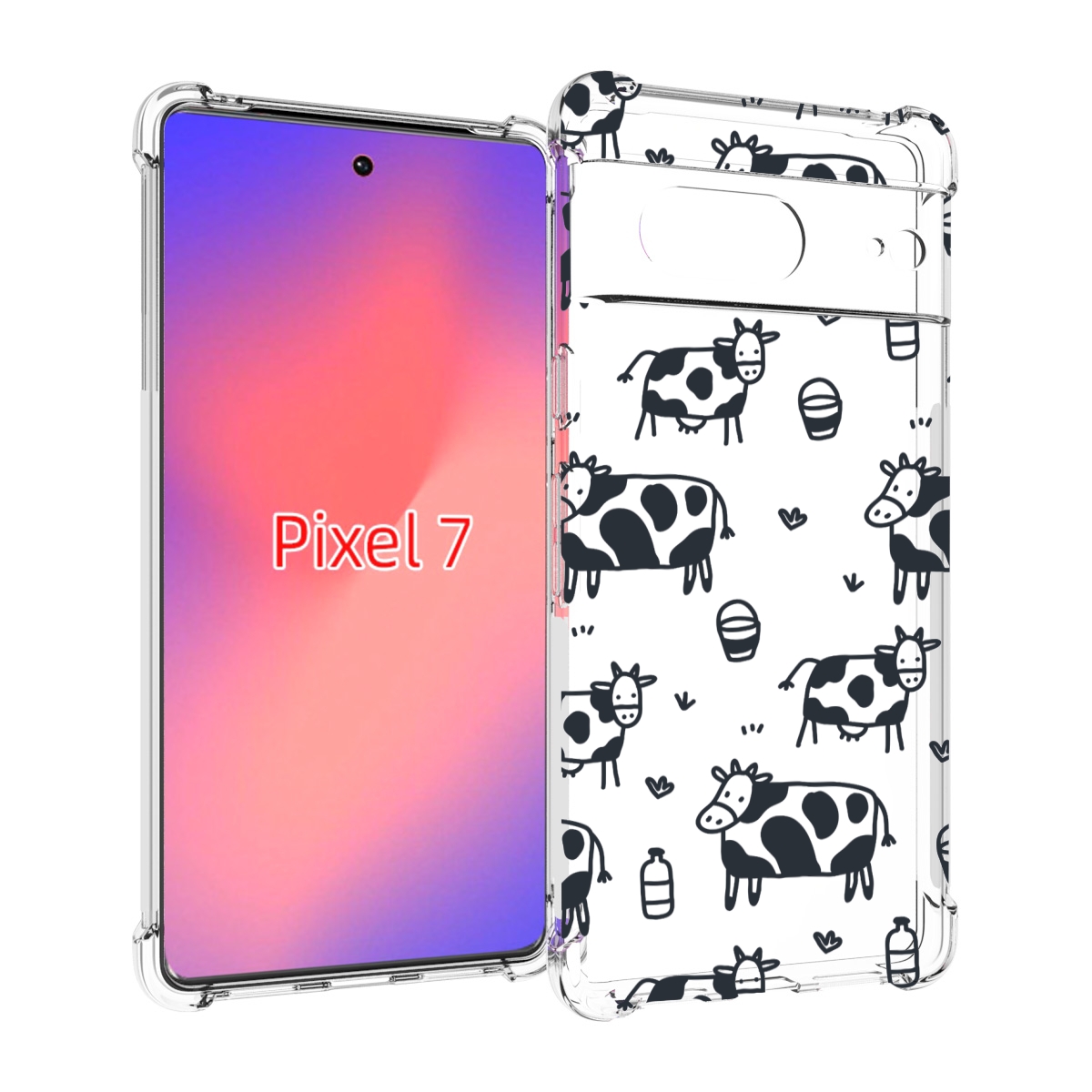 

Чехол Mypads Маленькие-Коровки Для Google Pixel 7, Прозрачный, Tocco
