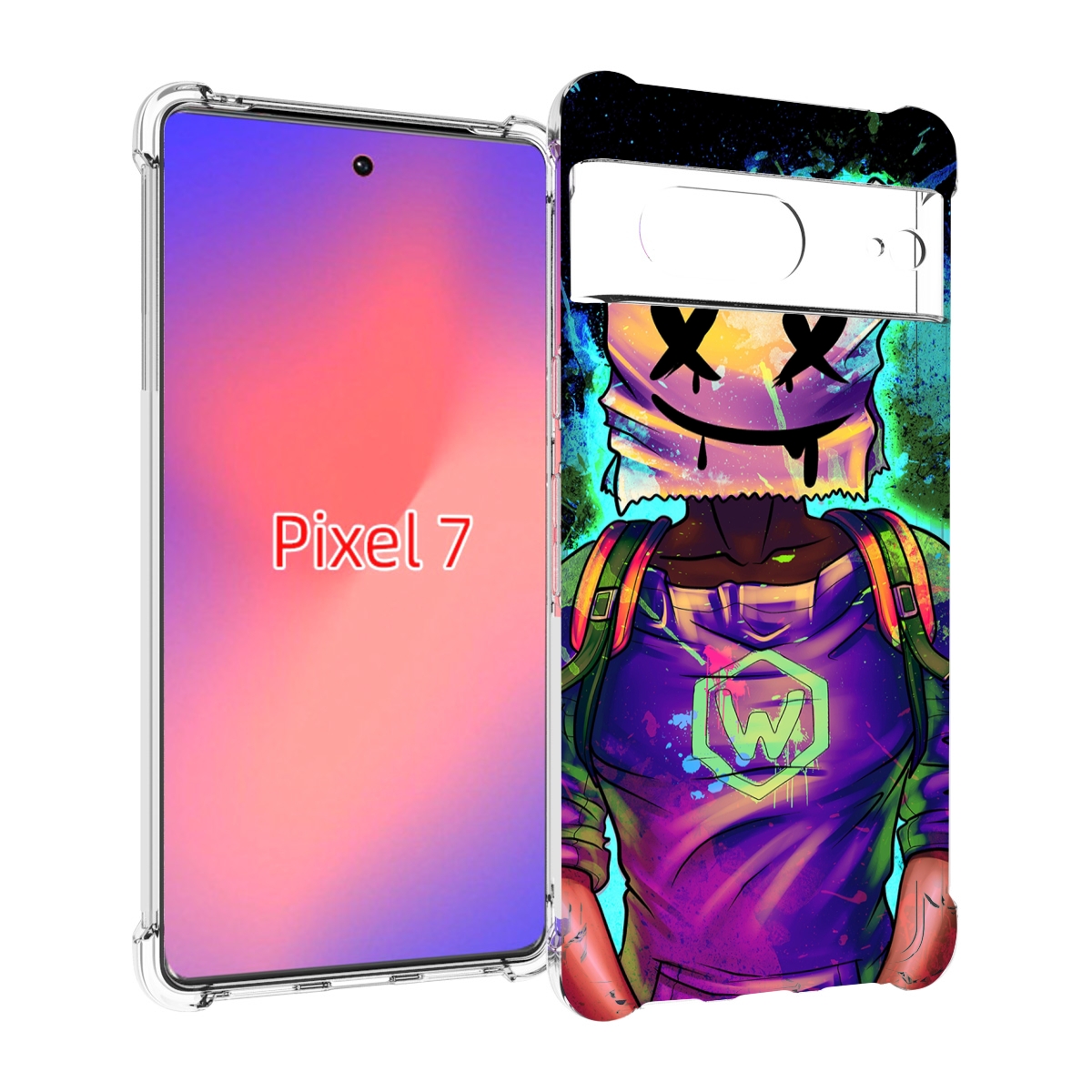 

Чехол Mypads Маршмеллоу-Глитч Для Google Pixel 7, Прозрачный, Tocco