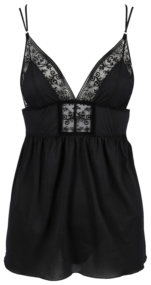 

Сорочка Aliyah с кружевом Casmir, Черный, 204745