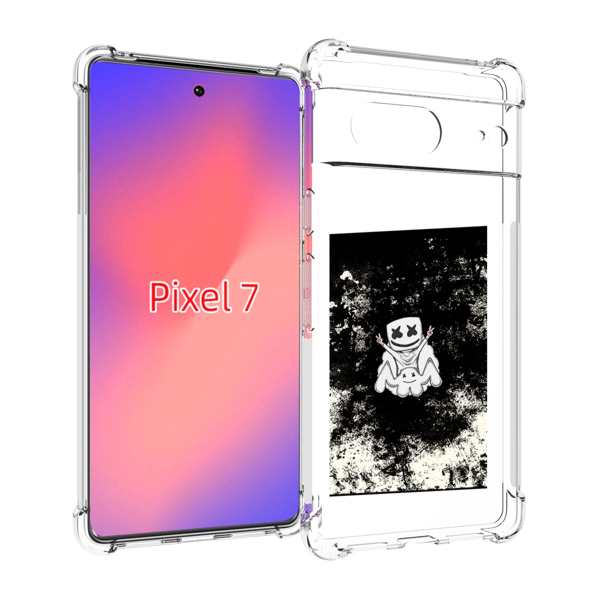 

Чехол Mypads Маршмеллоу-Френдс Для Google Pixel 7, Прозрачный, Tocco