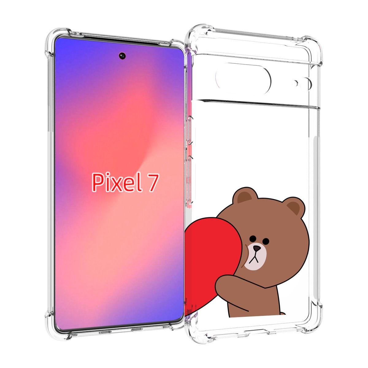

Чехол Mypads Медвежонок Детский Для Google Pixel 7, Прозрачный, Tocco