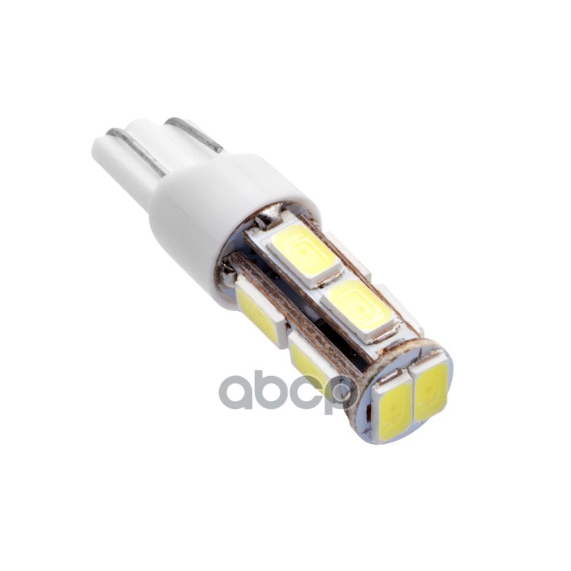 Лампа Светодиодная 12v T10 10w W2,1x9,5d Маяк Ультра 180 White 1 Шт. Картон 12t10-W/10smd