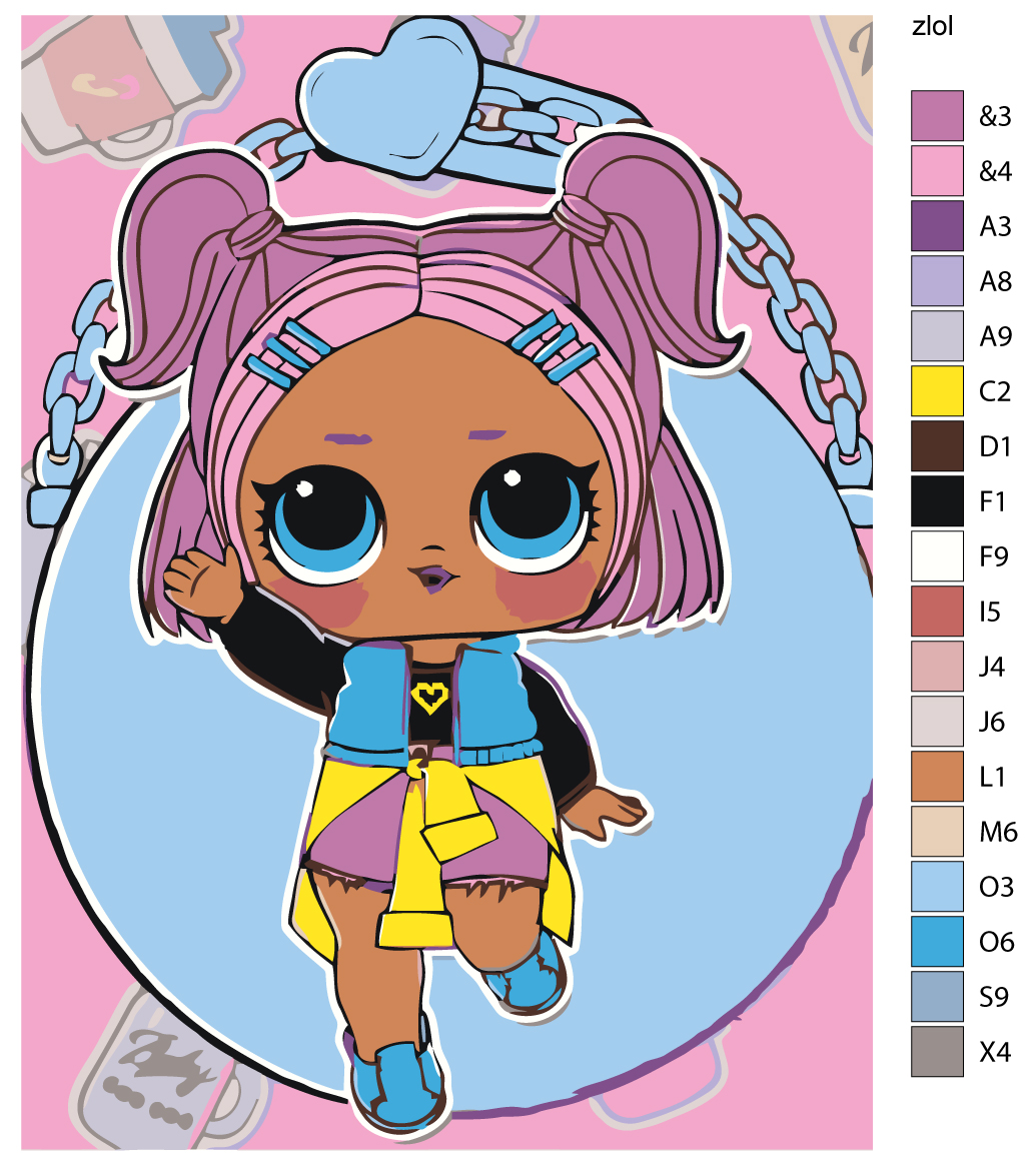 

Картина по номерам, "Живопись по номерам", 36 х 48, zlol, zlol