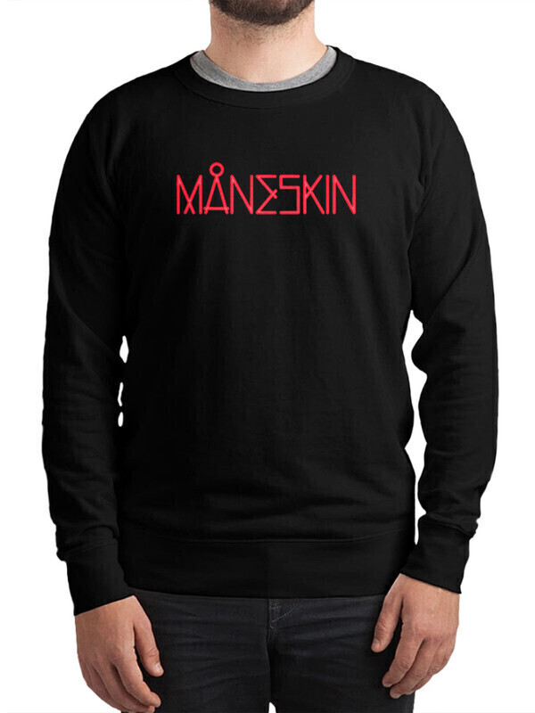 

Свитшот мужской Dream Shirts Maneskin черный 52 RU, Maneskin
