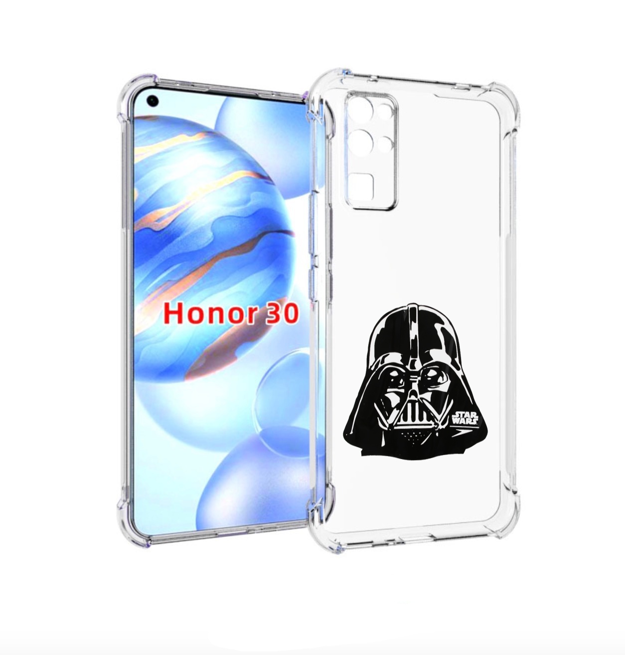 

Чехол бампер MyPads Звездные-войны для Honor 30 (BMH-AN10) проти, Прозрачный, Tocco