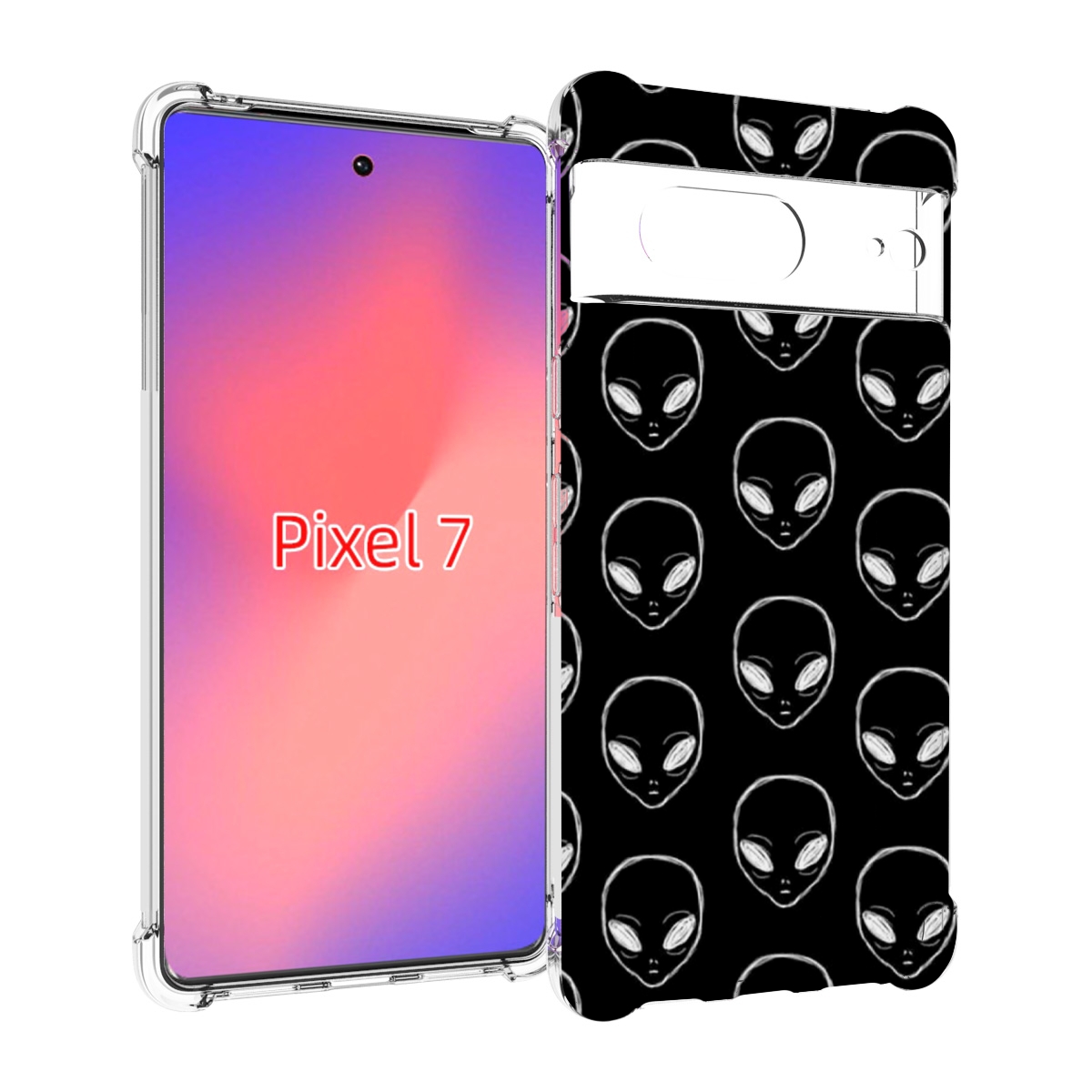

Чехол Mypads Мини-Инопланетяне Для Google Pixel 7, Прозрачный, Tocco