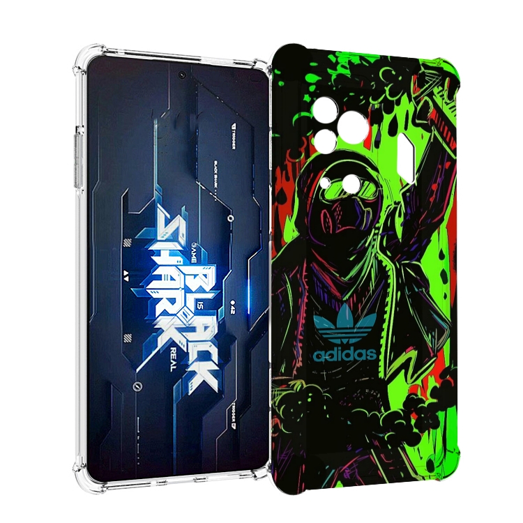 

Чехол MyPads мужчина в красках адидас для Xiaomi Black Shark 5 Pro, Прозрачный, Tocco