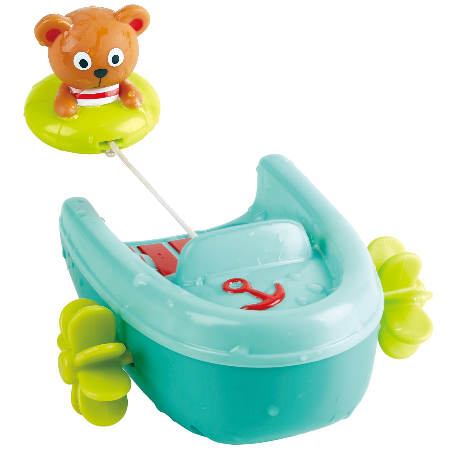фото Игрушка для купания hape мишка на тюбинге