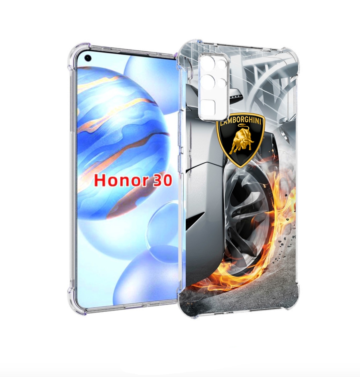 

Чехол бампер MyPads Ламборгини мужской для Honor 30 (BMH-AN10) п, Прозрачный, Tocco