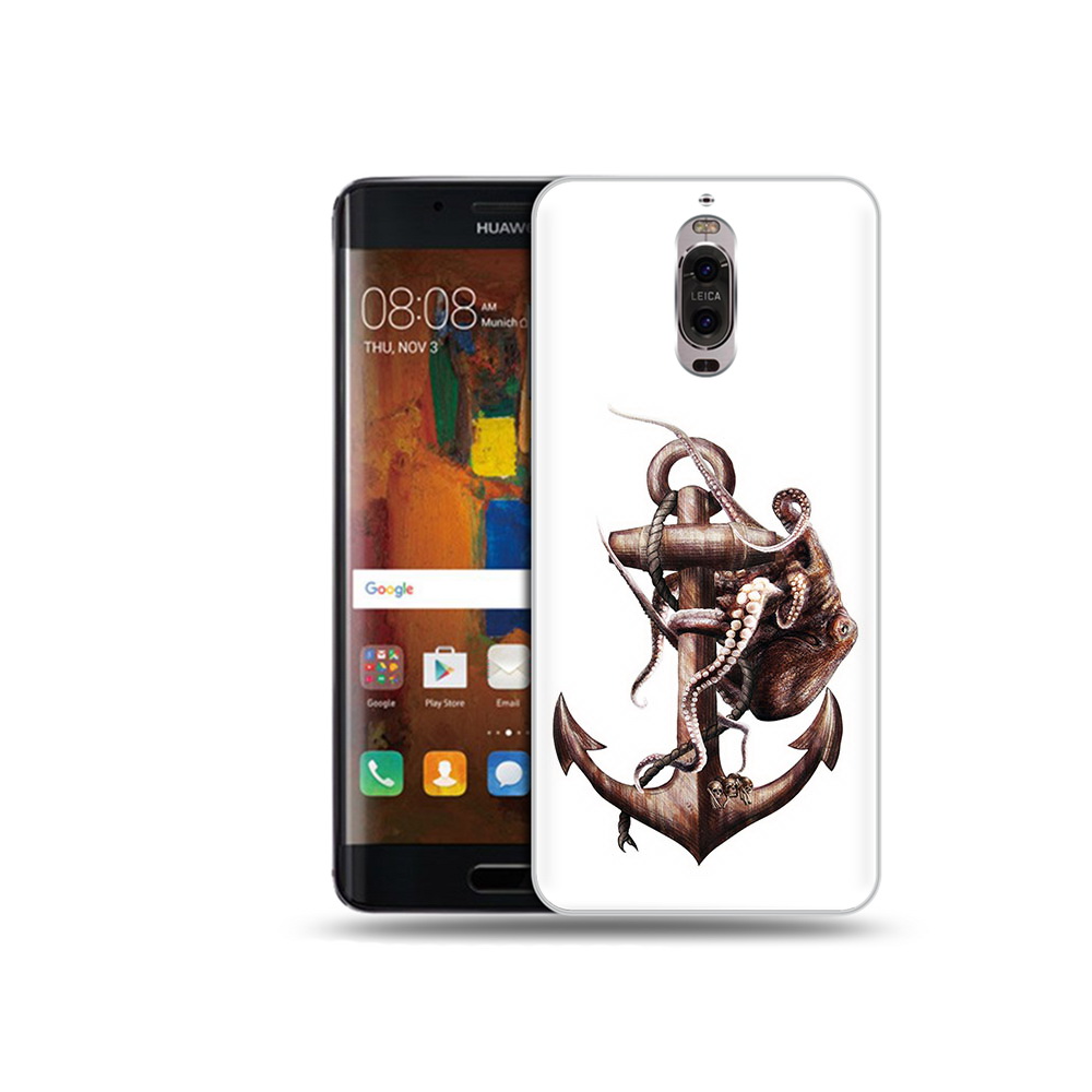 

Чехол MyPads Tocco для Huawei Mate 9 Pro ржавый якорь (PT50613.55.579), Прозрачный, Tocco