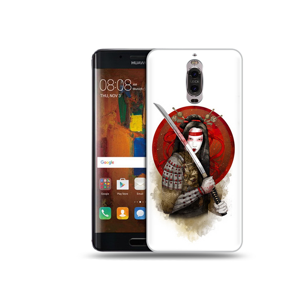 Чехол MyPads Tocco для Huawei Mate 9 Pro рисованная девушка с катаной (PT50613.55.580)