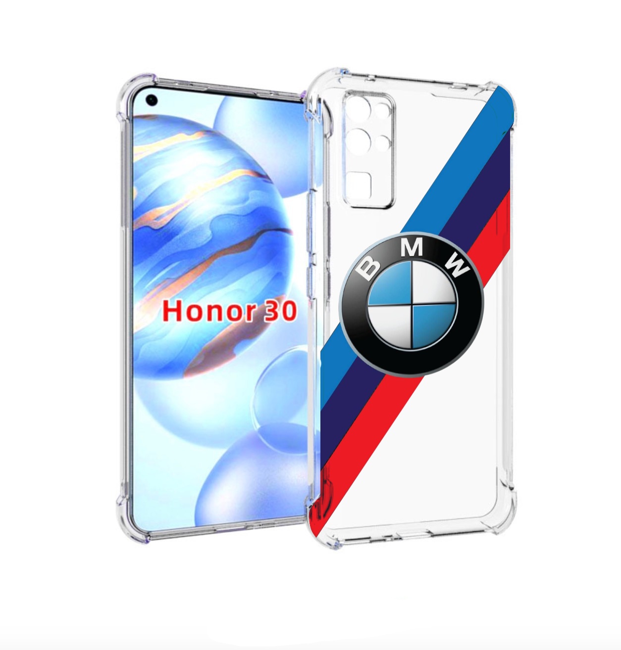 

Чехол бампер MyPads Лого-BMW мужской для Honor 30 (BMH-AN10) про, Прозрачный, Tocco