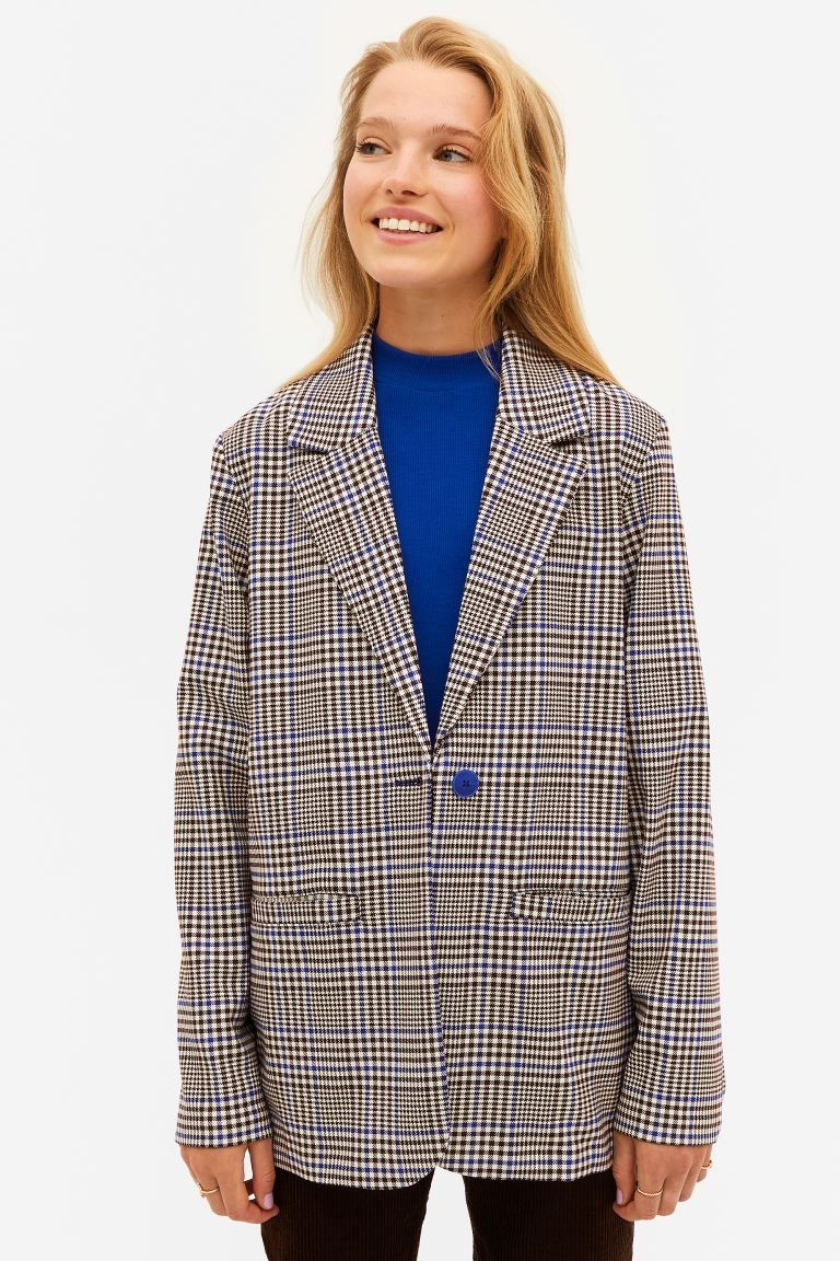 

Блейзер женский Monki 1088255003 синий 2XS (доставка из-за рубежа), 1088255003