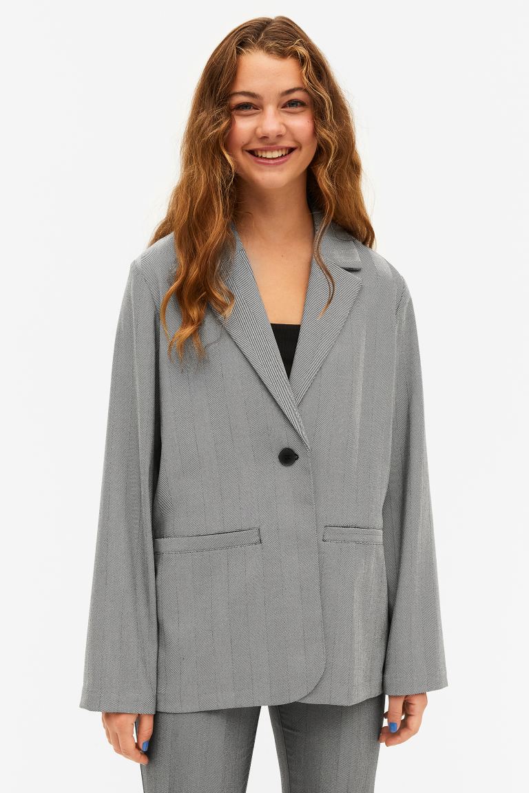 

Блейзер женский Monki 1088255004 серый 2XS (доставка из-за рубежа), 1088255004