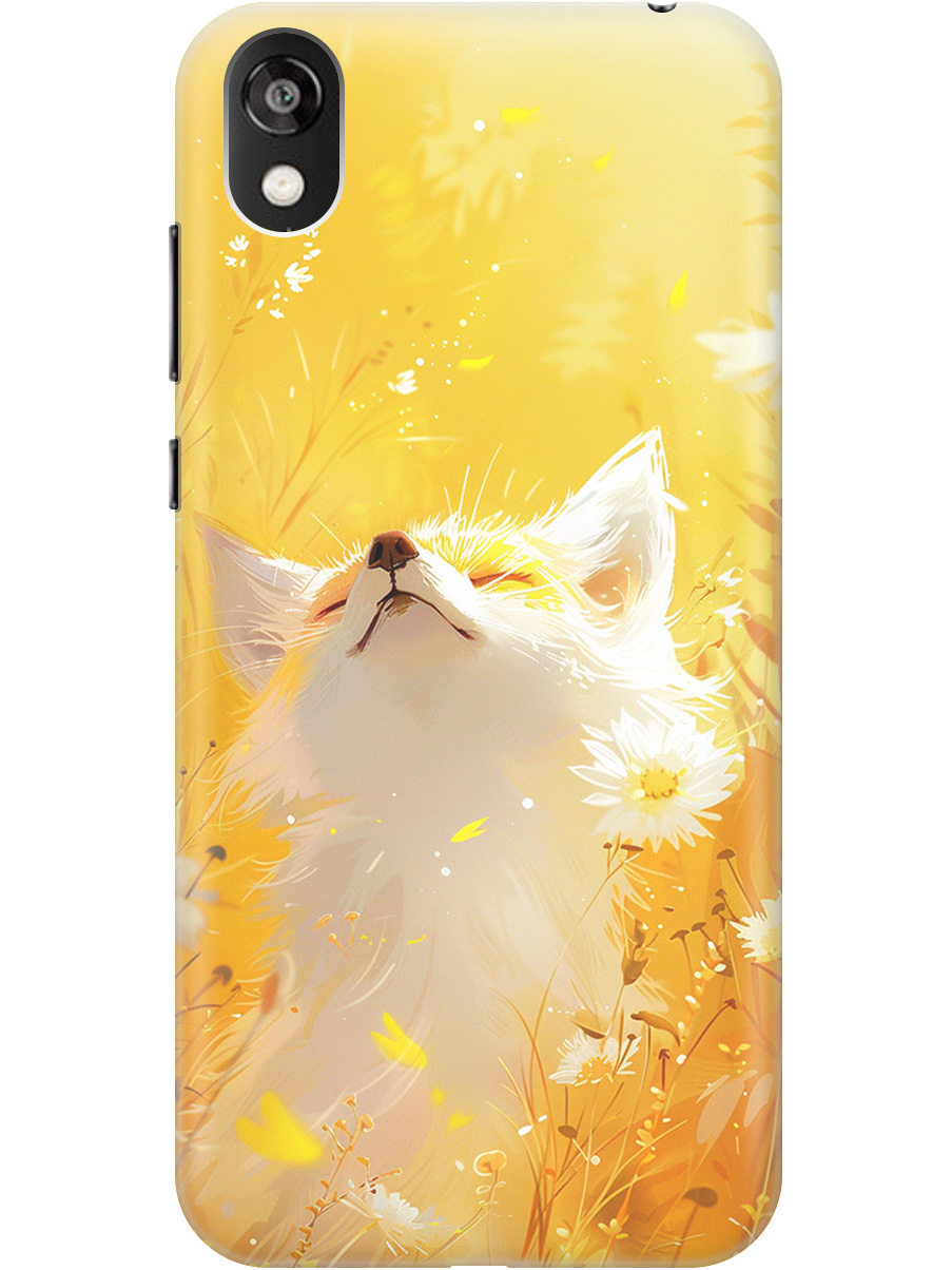 

Силиконовый чехол на Honor 8S, Huawei Y5 (2019) с принтом "Лиса в цветах", Прозрачный;белый;желтый;оранжевый, 721008711