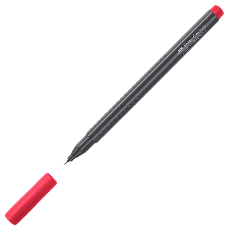 

Faber Castell Ручка капиллярная Faber-Castell "Grip Finepen", 0.4мм, кармин, Ручка капиллярная Faber-Castell "Grip Finepen", 0.4мм, кармин