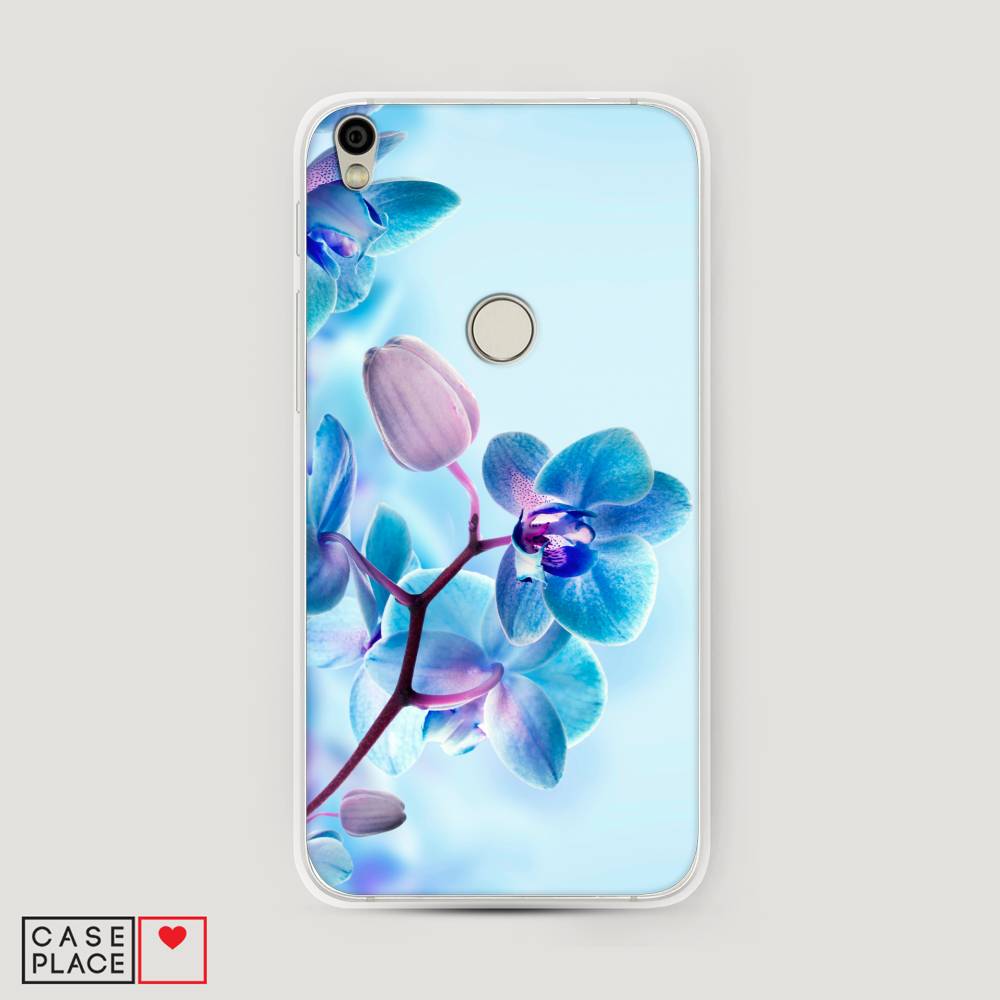 

Чехол Awog на Alcatel Shine Lite / Алкатель Шайн Лайт "Голубая орхидея", 170350-8