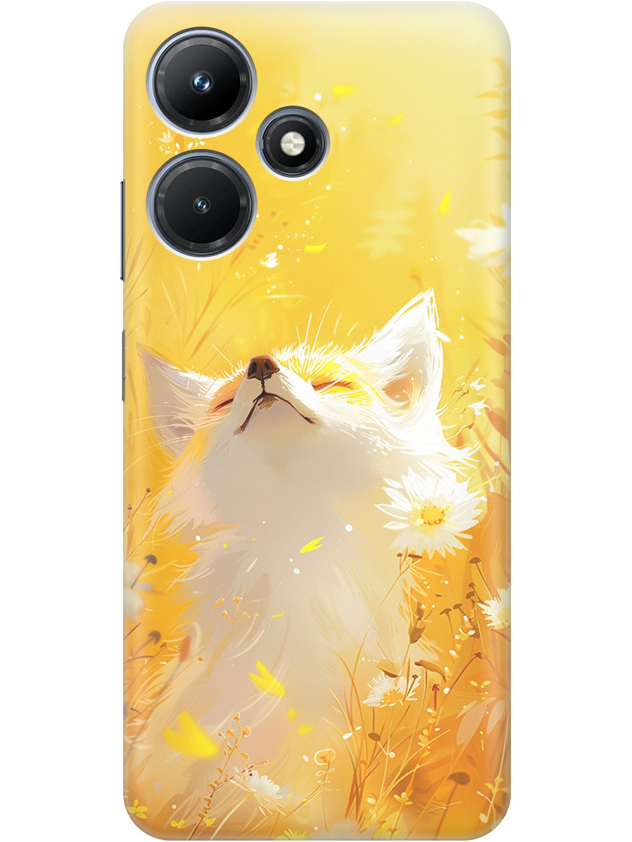 

Силиконовый чехол на Infinix Hot 30i с принтом "Лиса в цветах", Прозрачный;белый;желтый;оранжевый, 769389311