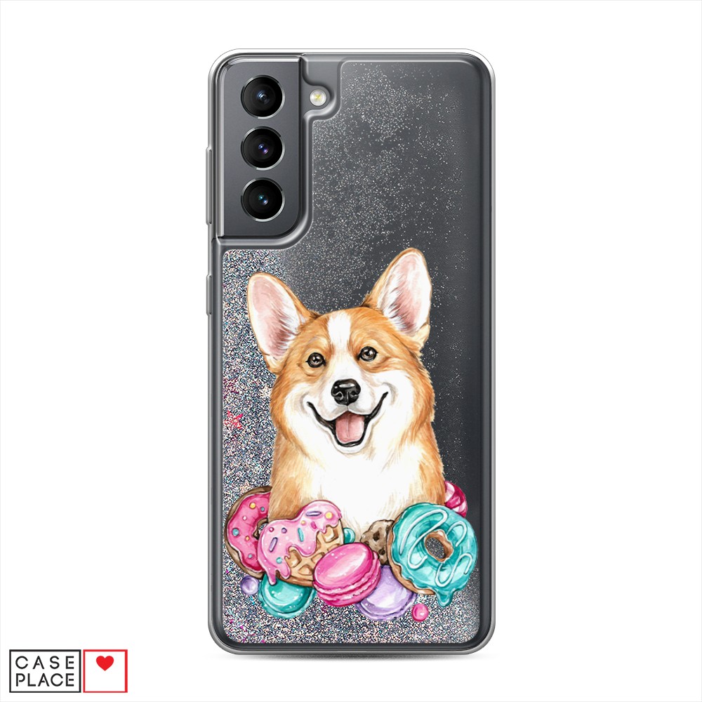

Чехол Awog на Samsung Galaxy S21 / Самсунг S21 "Корги и сладости", Разноцветный, 2101891-1