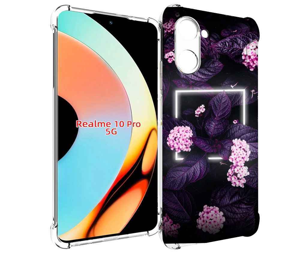Чехол бампер MyPads Витамин для Realme 10 Pro противоударный