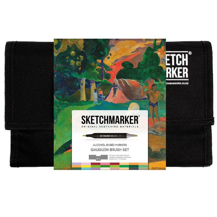 

SKETCHMARKER Набор маркеров `Гоген` Sketchmarker Brush & Pushkinskiy, 24цв., Набор маркеров `Гоген` Sketchmarker Brush & Pushkinskiy, 24цв.