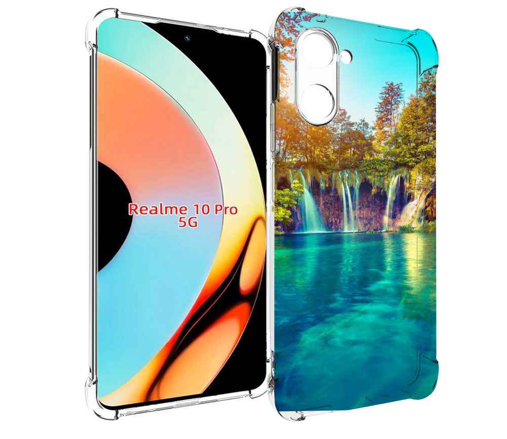 

Чехол бампер MyPads Водапад-2 для Realme 10 Pro противоударный, Прозрачный, Tocco