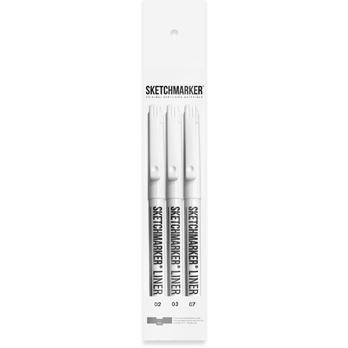 

SKETCHMARKER Набор линеров Sketchmarker & Pushkinskiy, черный, 3шт. (0.2-0.3-0.7), Набор линеров Sketchmarker & Pushkinskiy, черный, 3шт. (0.2-0.3-0.7)