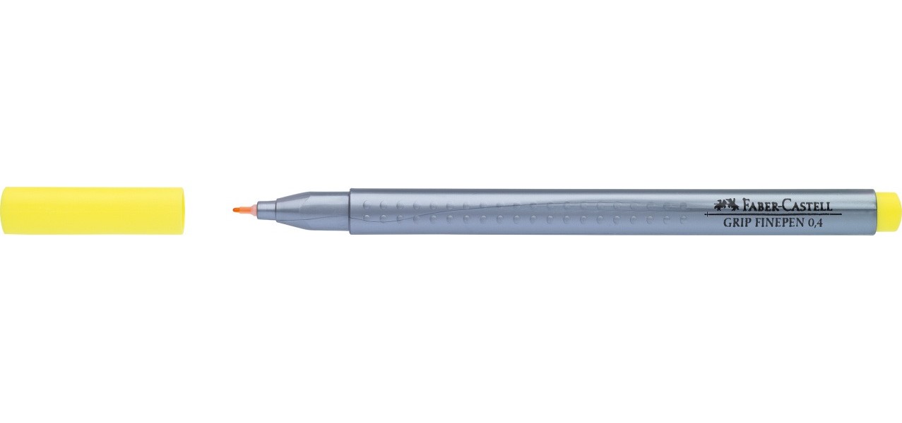 Faber Castell Капиллярная ручка GRIP 0.4 мм, цвет жёлтый