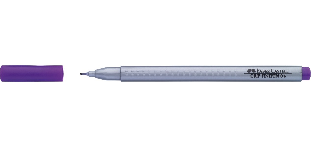Faber Castell Капиллярная ручка GRIP 0.4 мм, цвет фиолетовый
