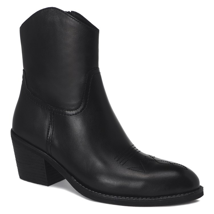 

Полусапоги женские Tendance SW981-2 черные 35 EU, Черный, SW981-2