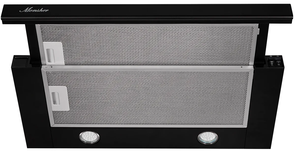 

Вытяжка встраиваемая Monsher TELE II 50 1М Black, TELE II 50