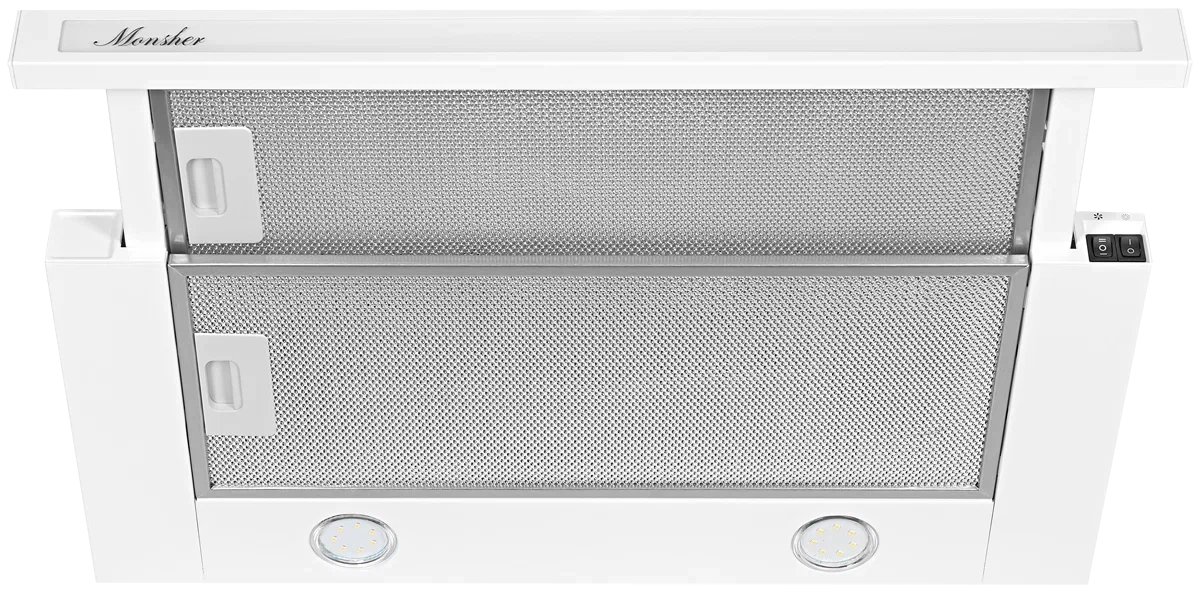 

Вытяжка встраиваемая Monsher TELE II 60 1М белый, TELE II 60