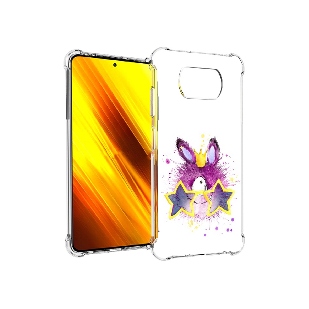

Чехол MyPads Tocco для Xiaomi Poco X3 Шуршуля (PT154881.262.202), Прозрачный, Tocco