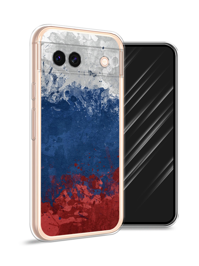 

Чехол Awog на Google Pixel 8A "Флаг России неровный", Белый;синий;красный, 271750-1
