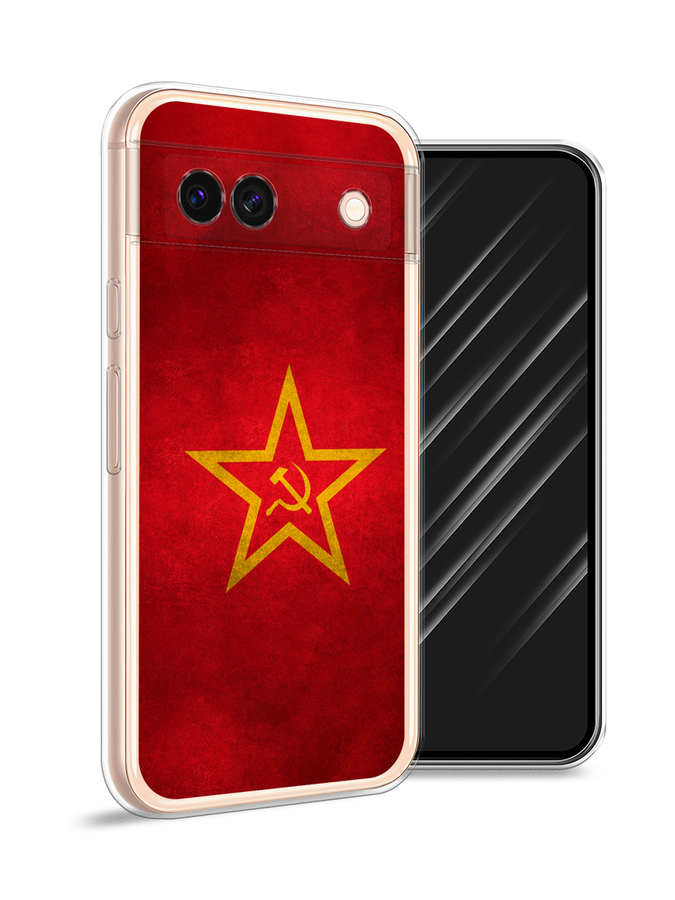 

Чехол Awog на Google Pixel 8A "Красное знамя", Желтый;красный, 271750-1