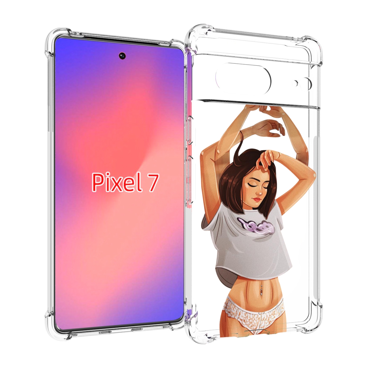 Чехол Mypads Много-Рук Женский Для Google Pixel 7