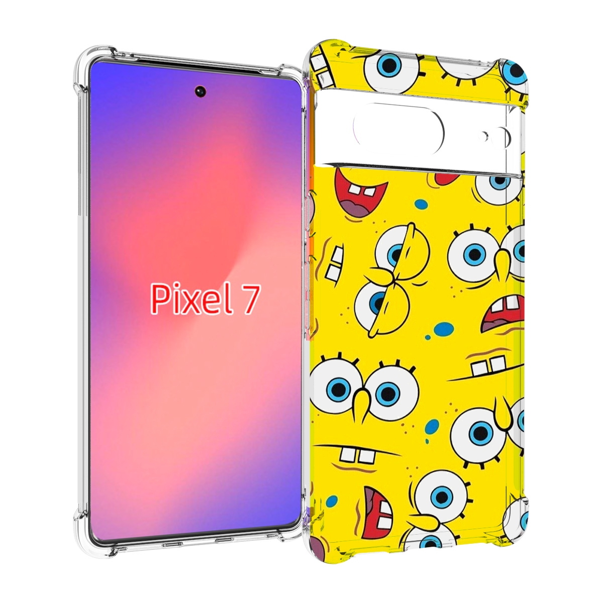 

Чехол Mypads Много-Спанч-Боба Для Google Pixel 7, Прозрачный, Tocco