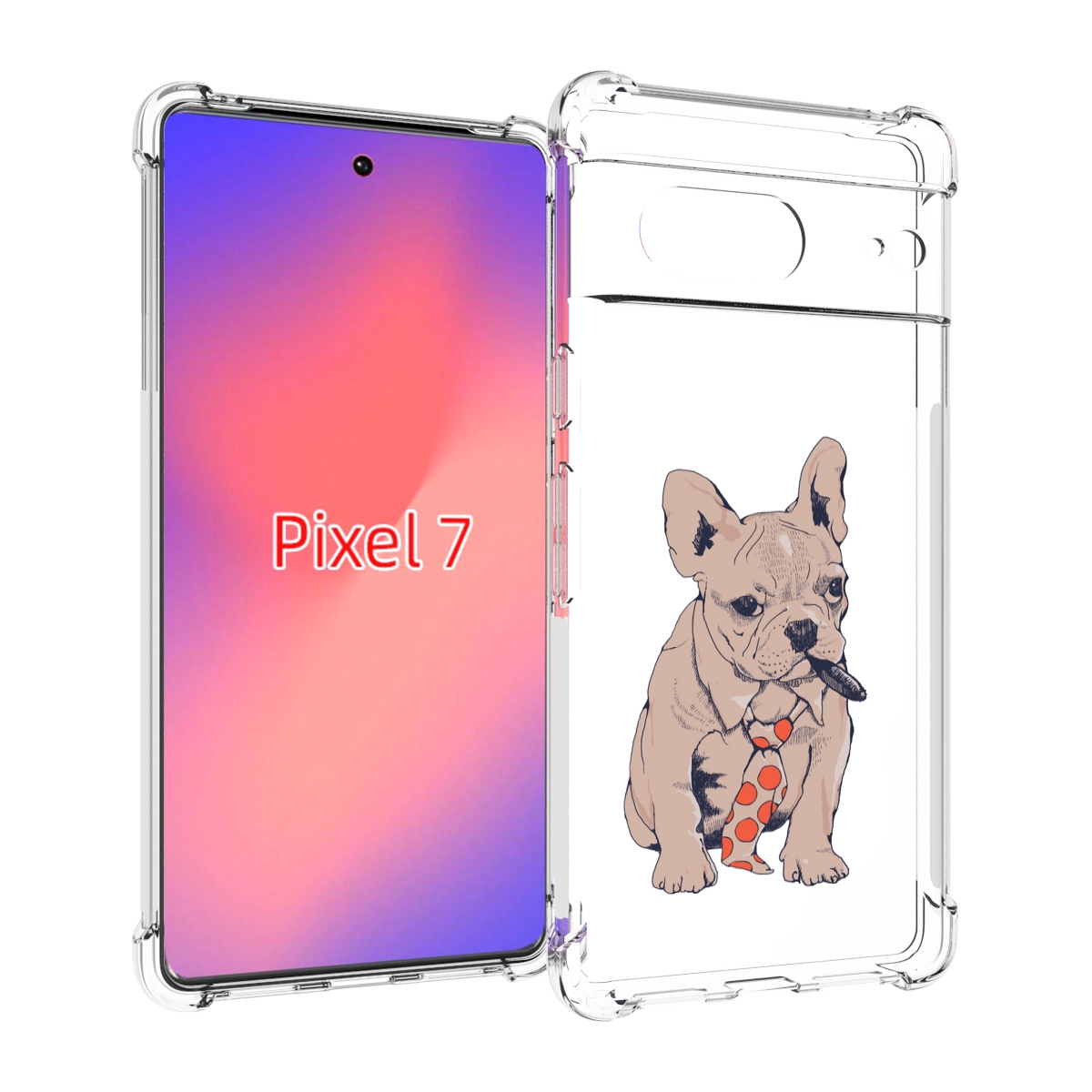 

Чехол Mypads Бульдог С Сигарой Для Google Pixel 7, Прозрачный, Tocco