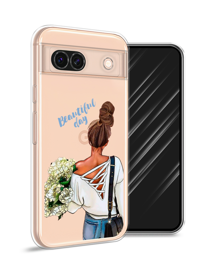 

Чехол Awog на Google Pixel 8A "Beautiful day vector", Коричневый;белый;зеленый, 271750-1