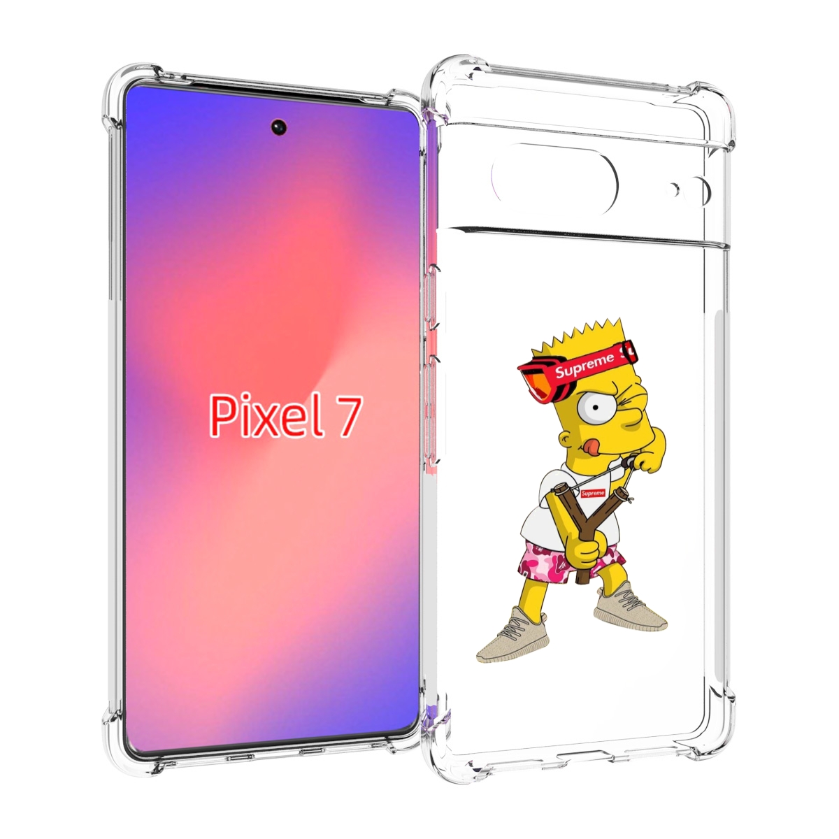 

Чехол Mypads Модный-Барт-Симпсон Для Google Pixel 7, Прозрачный, Tocco