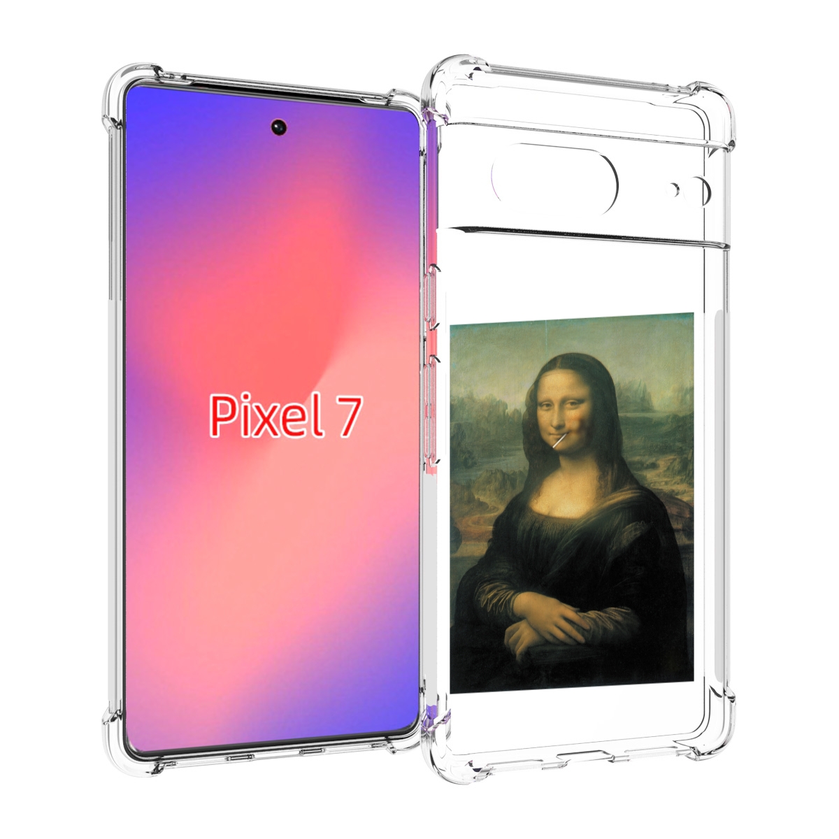 

Чехол Mypads Монализа-С-Чупачупсом Для Google Pixel 7, Прозрачный, Tocco