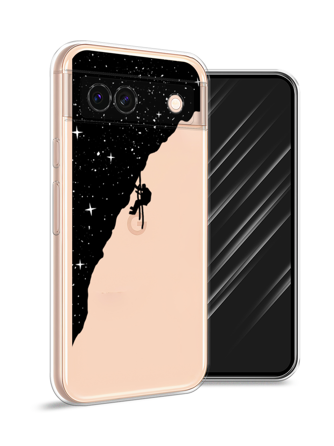 

Чехол Awog на Google Pixel 8A "Скалолаз в космосе", Черный;белый;бежевый, 271750-1