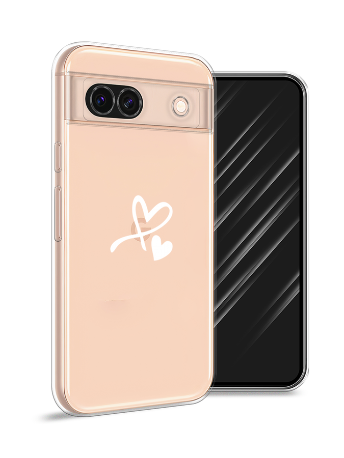 

Чехол Awog на Google Pixel 8A "Сердечко минимализм", Белый, 271750-1