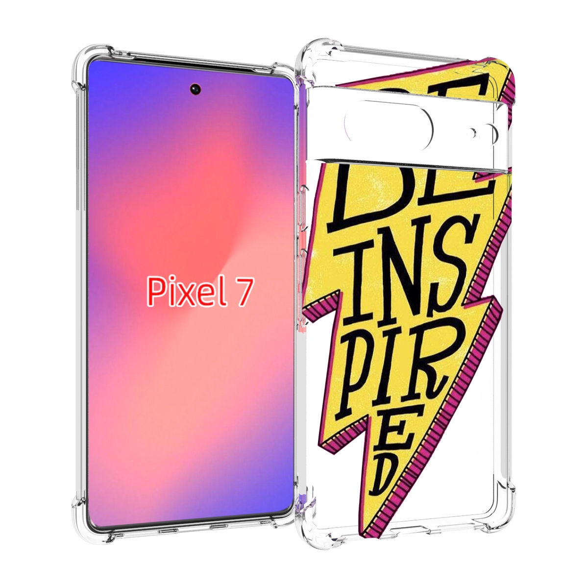 

Чехол Mypads Надпись В Желтой Молнии Для Google Pixel 7, Прозрачный, Tocco