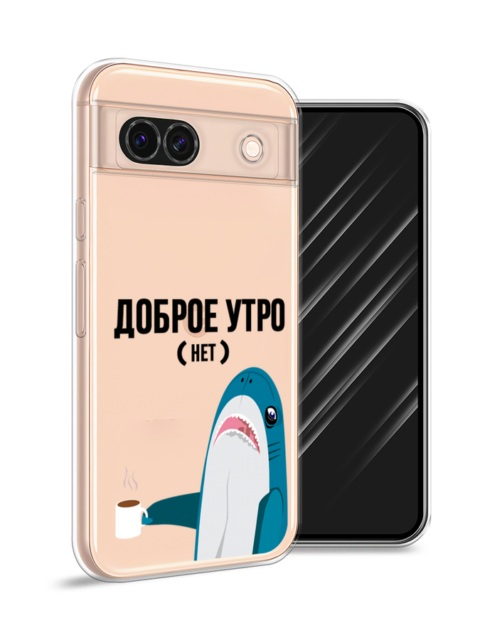 

Чехол Awog на Google Pixel 8A "Доброе утро", Синий;белый;черный, 271750-1