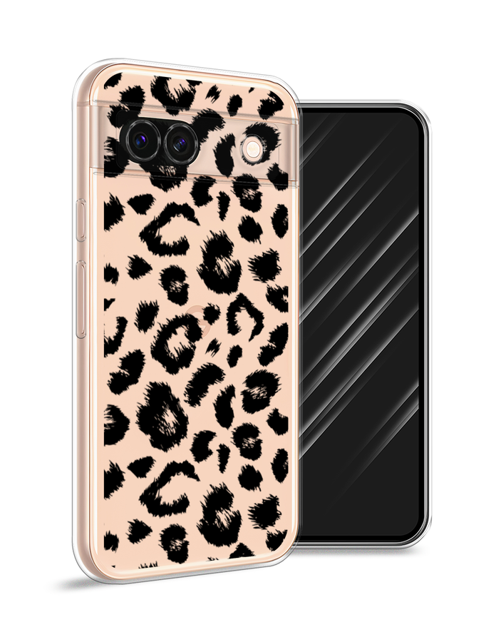 

Чехол Awog на Google Pixel 8A "Окрас леопарда фон", Черный, 271750-1