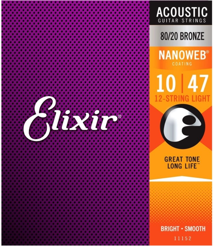 

Cтруны для aкустической гитары ELIXIR 11152